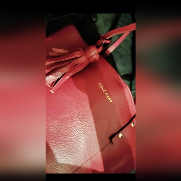 VINTAGE Limited Edition Cole Haan Leather Shoulder Bag - Picture 5 of 17